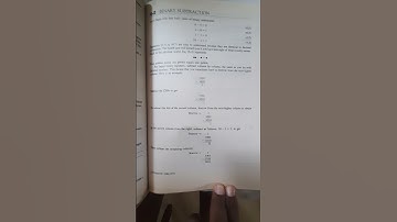 binary subtraction with example: digital logic
