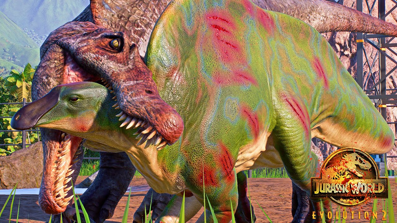 Rei dinossauro Parasaurolophus Ouranosaurus Spinosaurus