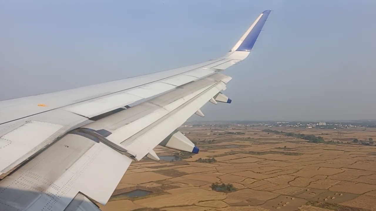 Indigo Landing at Durgapur (Kazi Nazrul Islam) Airport, WB.