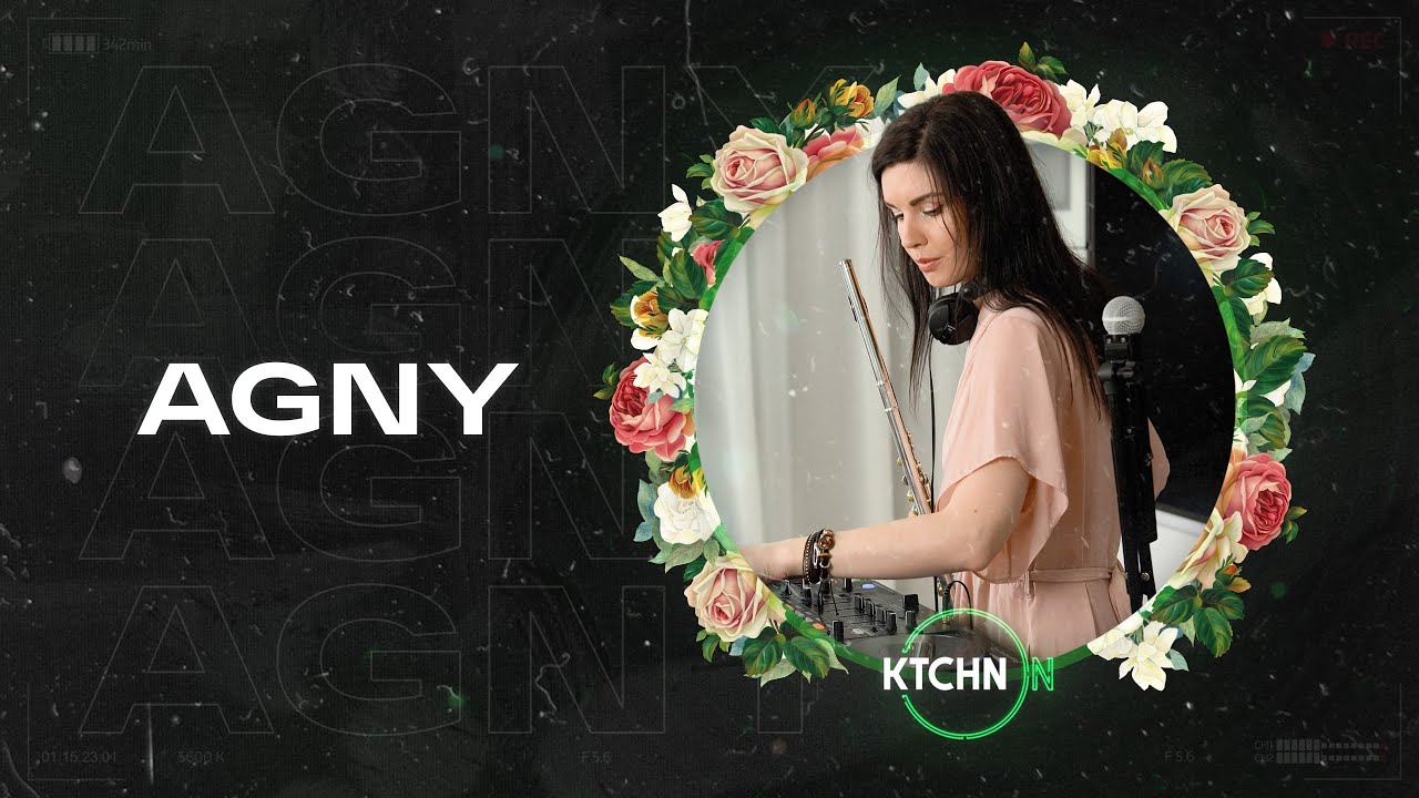 AGNY live flute and vocal for KTCHN ON [Progressive / Organic House / Instrumental DJ Mix] 4K