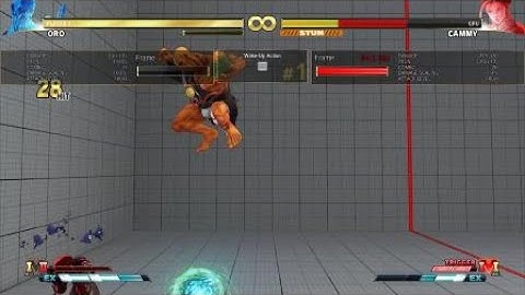 STREET FIGHTER V Oro punish cammy baited ex dp setup