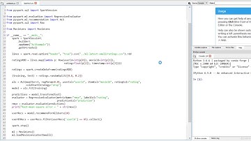 084 Activity Movie Recommendations with Spark Matrix Factorization and ALS