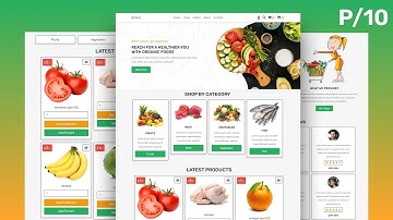 Complete Responsive Grocery Store Website Design - PHP PDO - Checkout / Orders Page
