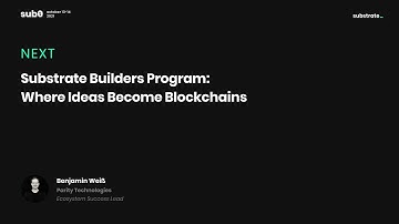 Sub0 0nline: Substrate Builders Program - Where Ideas Become Blockchains
