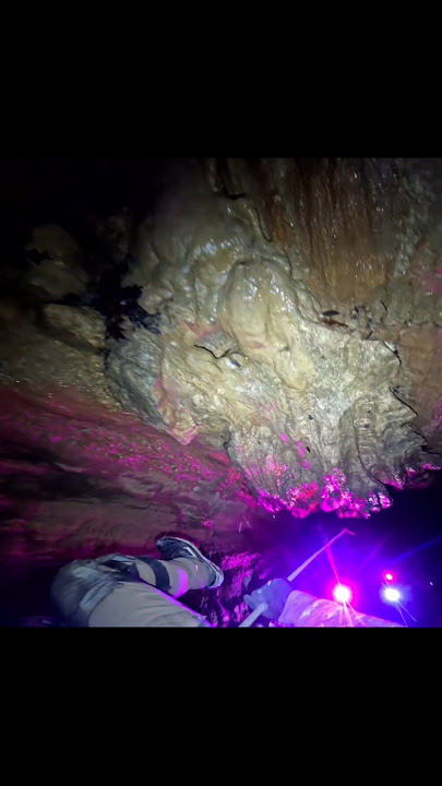 Exploring the legendary musical cave! 😳 #caveexploring #caving #dangerousnatureous
