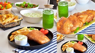 فيليه السمك المقلي المقرمش  بطريقه جدا شهيه مع الصوص الخاص ?? Fried fish fillet