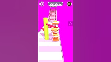 Epic Sandwich Stack Challenge! 🍞🔥 Sandwich Stack Rush 3D 10 Level #SandwichStackRush3D