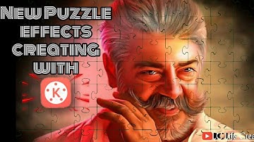 How to create New Puzzle effects editing in kinemaster tutorial very easy method learn to try it