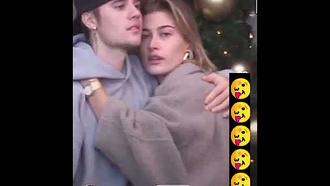 Hailey kissed Justin Bieber when she saw the cameras.