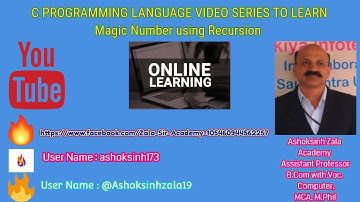 Magic Number using Recursive sum of digits in C Programming Language