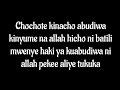 CHOCHOTE KINACHO ABUDIWA KINYUME NA ALLAH HICHO NI BATWILI SHK ABDURAUF KAGIMBO CHOCHOTE KINACHO ABUDIWA KINYUME NA ALLAH HICHO NI BATWILI SHK ABDURAUF KAGIMBO