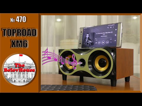 There’s no other such speaker - stereo-bluetooth-speaker Toproad XM6 for retro fans on AliExpress