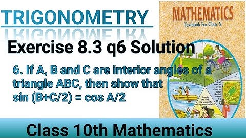 Class 10th Trigonometry l Exercise 8.3 q6 Solution l NCERT solutions l @P2Education