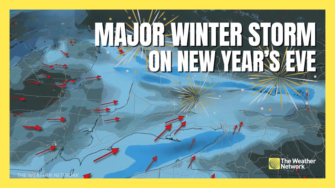 Snow to Impact New Year's Eve Travel | #forecast - YouTube