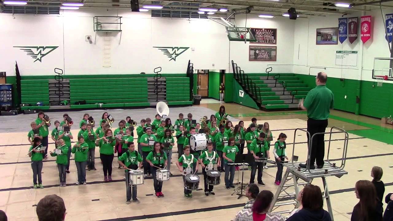 Winfield Middle School Band Star Spangled Banner Winfield High School