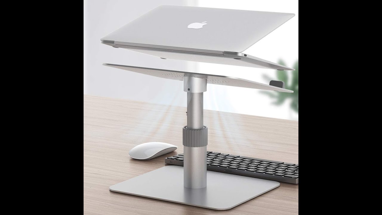 Newaner 360 Rotation Multi Angle Height Adjustable Aluminum Laptop Stand