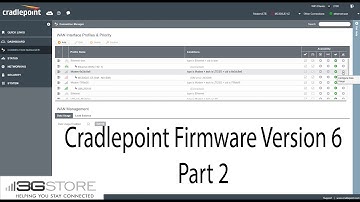 Cradlepoint Firmware Version 6 - Part 2, Connection Manager