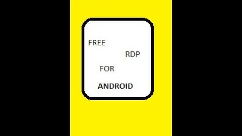 #FREERDP FOR ANDROID IN 5MINS