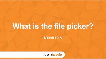 Learn Moodle 2015: File Picker