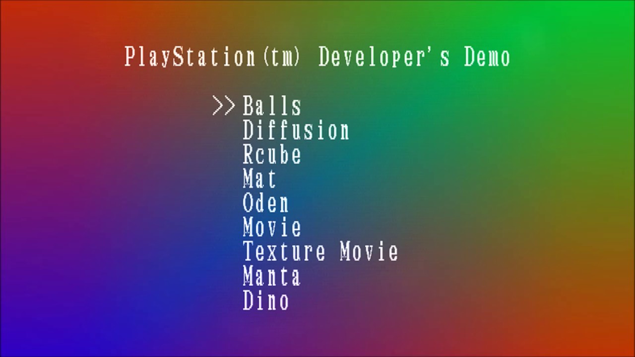 Playstation Developer's Demo: Rock Song [Backing Track]