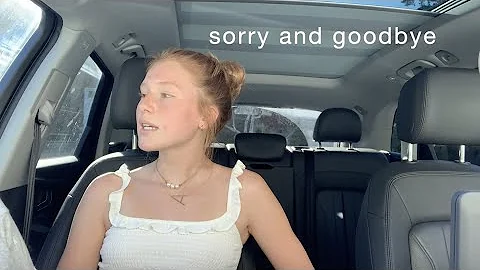 sorry & goodbye - song by anna harrell