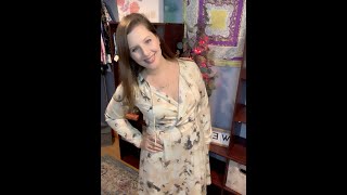 LuLaRoe Jody Faux Wrap Dress 