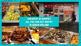 €10! Cheapest buffet in Europe? Fortune terrace, Dublin Ireland.
