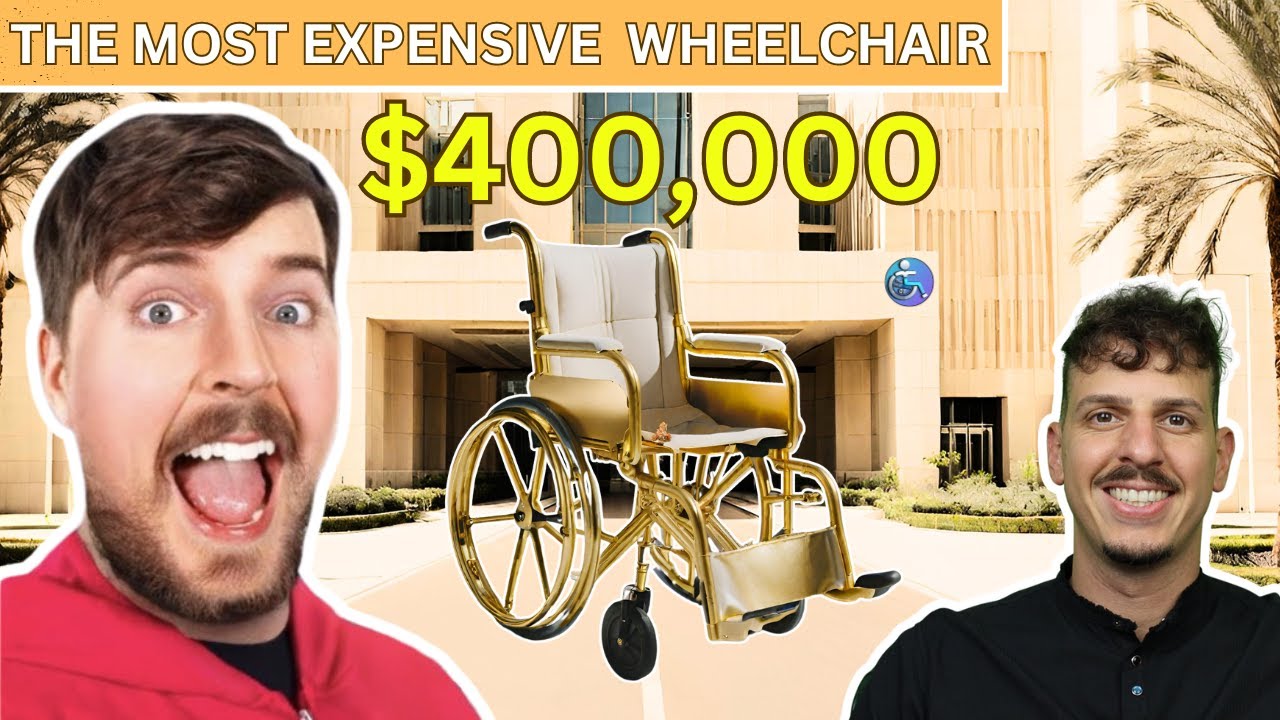 The Wheelchair MR BEAST did not talk about. 400,000 wheelchair. The most expensive wheelchair