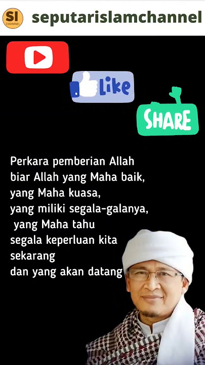 Jangan Nyender Kepada Ikhtiar (Aa Gym )