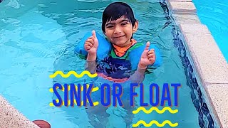 DIY Funny Sink or Float Science Experiment at Home for Kids