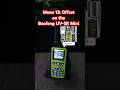 Menu 13: Offset on the #Baofeng UV-5R Mini #hamradio #GMRS