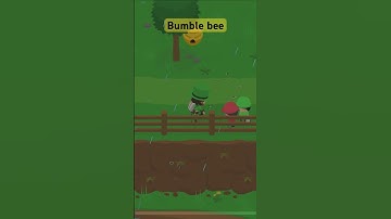 Sneaky Sasquatch- bumble bee 🐝 #sneakysasquatch #dinsun #bumblebee