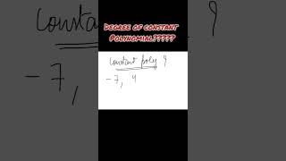 Most Class 9 students get confused here! Watch this 30-second #polynomials #degreeofpolynomial