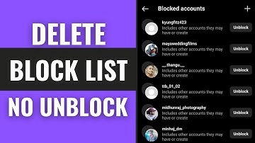 How To Delete Instagram Block List Without Unblock