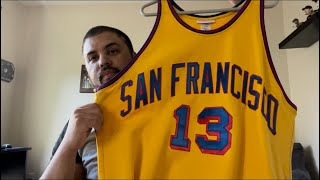 MITCHELL AND NESS Swingman Jersey San Francisco Warriors 1962-63 Wilt  Chamberlain SMJYAC18103-SFWLTGD62WCM - Shiekh