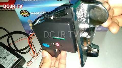 Umal universal coinslot. testing all accept Coins.