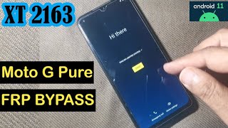 Moto G Pure Frp Bypass android 11/ XT2163 Google account unlock without PC screenshot 3