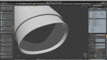 How to thicken garment edges in Modo
