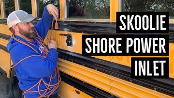 Skoolie Shore Power Inlet || 2020 Bus Conversion - Ep 32 || TaleOfTwoSmittys