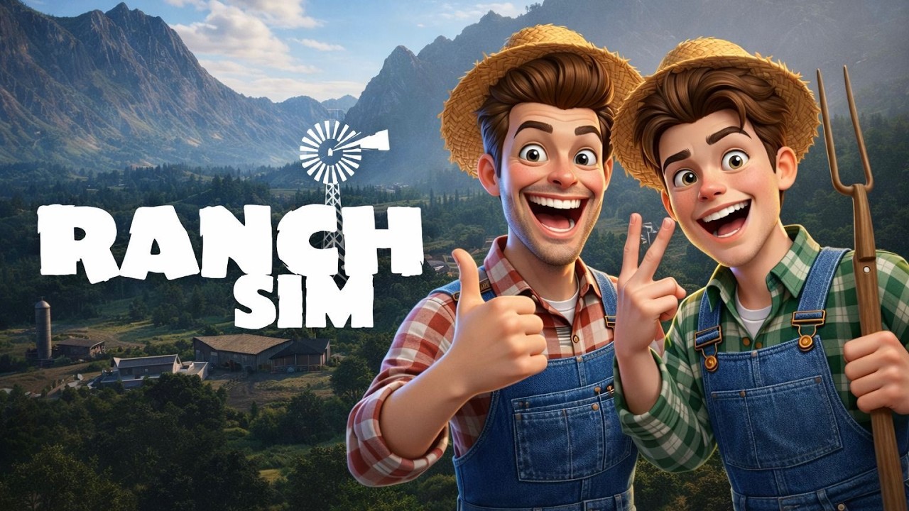 Ranch Simulator — лучший симулятор фермы? Играем с братишкой