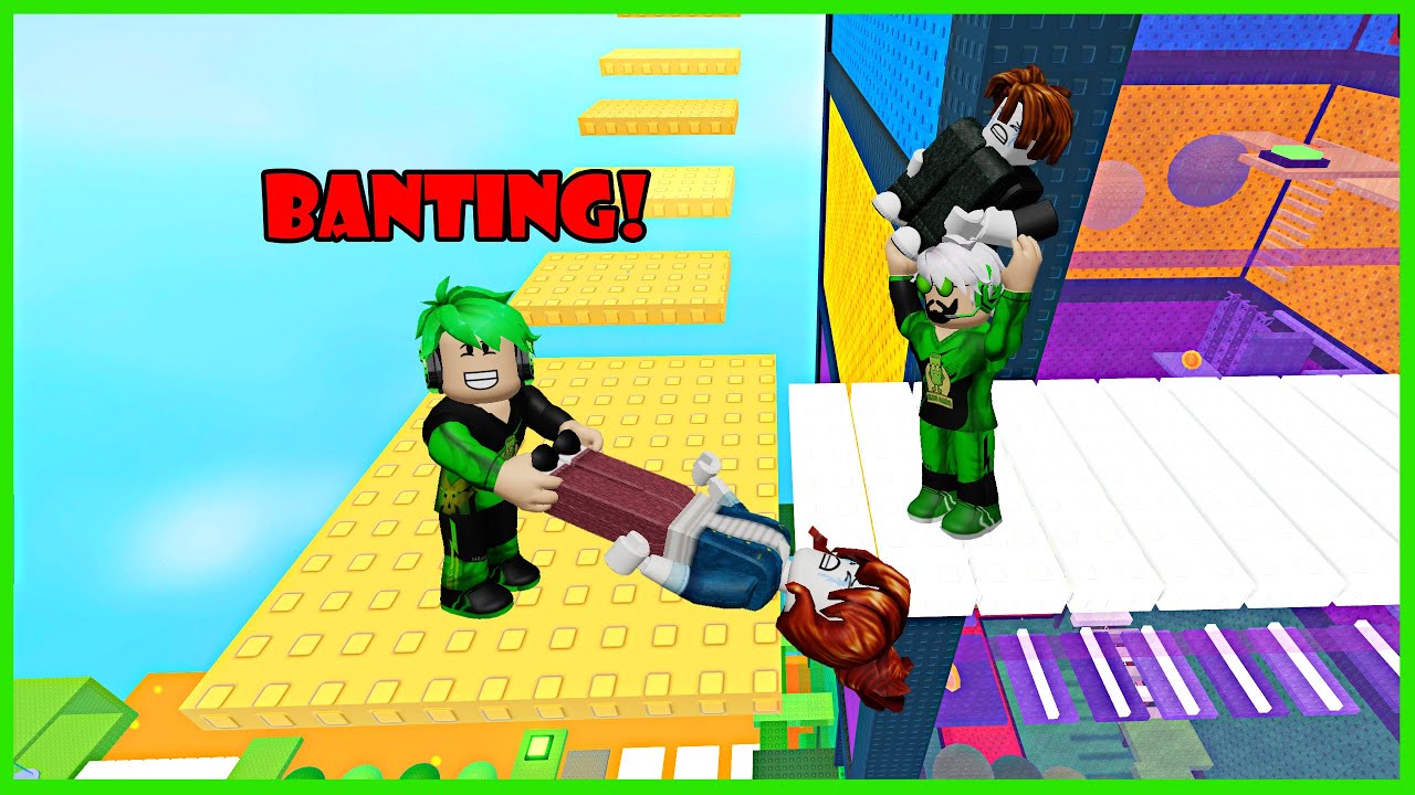 Darlung & Wak Darlung Main Troll Obby Sambil Banting Bocil-Bocil Di Roblox