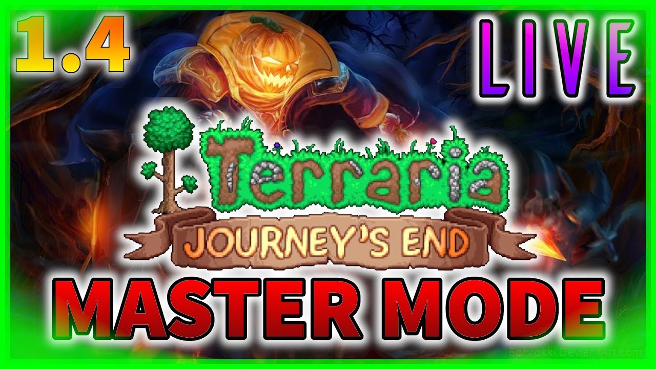 Terraria 1.4 Master Mode Live 🌳 Pumpkin Moon Journey�s End Terraria 1.4 Master Mode Live 🌳 Pumpkin Moon Journey�s End