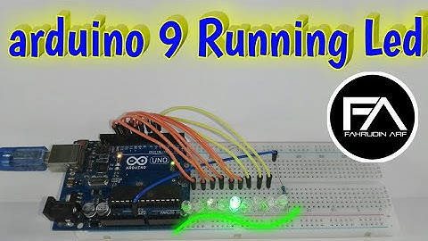 Arduino project - Running led - fahrudin afif