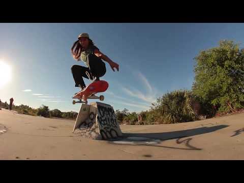 Fabiana Delfino's first ever trip with Santa Cruz Skateboards