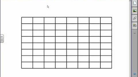SMART Notebook Tables 101