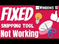 How to fix snipping tool not working windows 10 | FIXED Snipper tool not working | eTechniz.com 👍