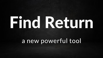 Introduce a new powerful too: Find Return in myTaxExpress 2022