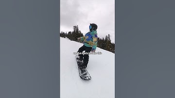 This def makes filming snowboarding way more fun! #insta360winter #insta360x3 #snowboarding