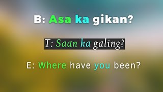 Learning Cebuano Bisaya Sentences with Tagalog English Translation Video screenshot 4