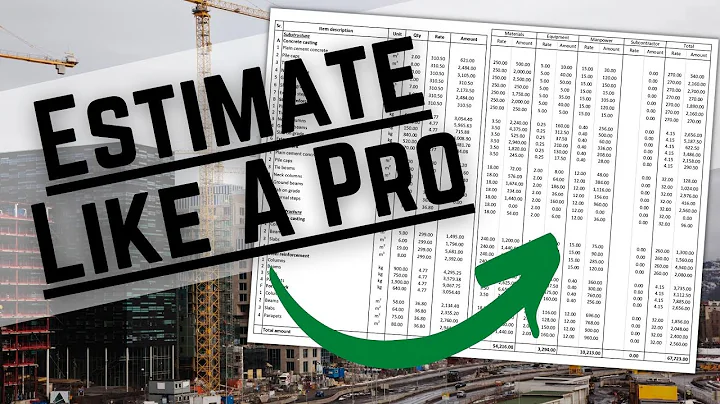 How To Prepare Construction Cost Estimation Format In Excel For Projects - DayDayNews